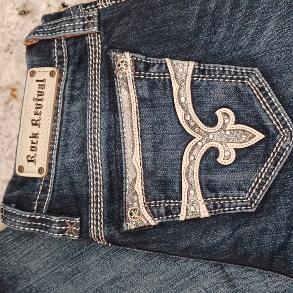 Rock Revival Lindsie Capri Jeans 29